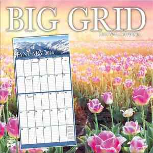 Turner Big Grid 2024 Wall Calendar w