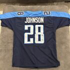 Chris Johnson Signed Tennessee Titans Custom Jersey - JSA Coa 🔥🏈