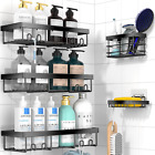 New ListingMoforoco Adhesive Shower Caddy Organizer Shelves Rack - 5 Pack Corner Bathroom