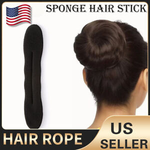Womens Magic Hair Donut Sponge Former Twist Curler Bun Maker Styling Tool