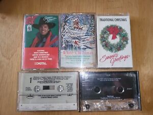 New ListingChristmas Music Cassette Tape LOT of 5 George Straight Statler Brothers R3