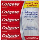 Colgate Toothpaste Whitening Paste 5 PACK 6 OZ TUBES - Baking Soda Peroxide