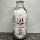 IXL Creamery Inc “Don’t Run Out” Milk Bottle Friedens Pennsylvania One Quart