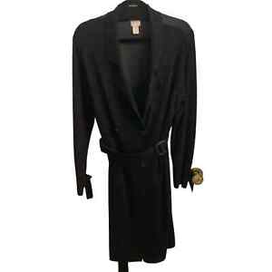 Chico’s Lightweight Sweater Trench Coat - Size 2 (L)