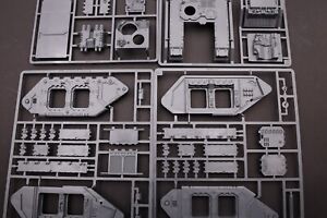 Warhammer 40k Space Marine Land Raider Hull, Chasis, Treads