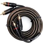 RCA Audio Cable for Subwoofer or Stereo Cable, 2-Channel, 20ft