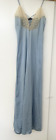 Vintage Sheer Madness Cira blue Lacy Grandma Nightgown Lingerie Nylon Tricot P