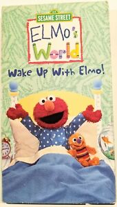 Elmo's World - Wake Up With Elmo (VHS, 2002) getting dressed, sleep, tooth care