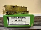 HO brass diesel Overland Western Pacific GP-20 undecorated