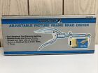 Vintage Tool Shop Adjustable Picture Frame Brad Driver, Made in Taiwan