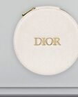 DIOR Beauty Vanity Case Round Makeup Bag With Mirror NEW!