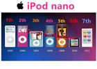 Lot Apple iPod Nano 1st, 2nd,3rd,4th,5th,6th,7th,8th Generation&4GB,8GB,16GB