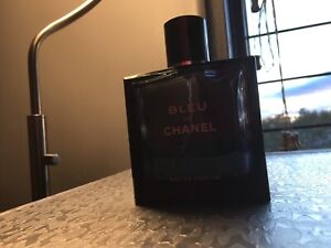 Empty Bottle Bleu de Chanel Eau De Parfum 100 ml/3.4 fl. oz Great Condition