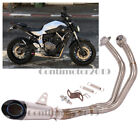 Full Exhaust System Front Pipe for Yamaha MT-07 FZ07 XSR700 2014-2020