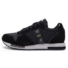 Shoes Blauer Man's Black 40 41 42 43 44 45 Sneakers Sports Casual QUEENS Suede