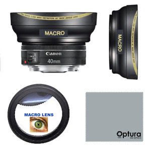 52mm ULTRA WIDE ANGLE MACRO HD 16K LENS FOR Canon EF 40mm f/2.8 STM Lens