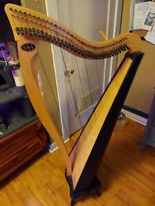 Dusty Strings Ravenna 34 Celtic folk lever harp-Fully Levered