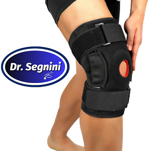 KNEE BRACE HINGED COMPRESSION SLEEVE JOINT SUPPORT OPEN PATELLA STABILIZER WRAP✅