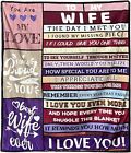 Valentines Day Gifts Ideas Gift For Wife Women Her Blanket Birthday Anniversary