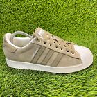 Adidas Superstar Cargo Mens Size 9.5 Brown White Athletic Shoes Sneakers FW2653