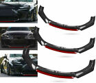 Carbon Fiber Red Front Bumper Lip Splitter Spoiler For LEXUS IS200T IS250 IS350 (For: 2014 Lexus IS350)
