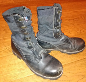 Altama Vietnam Jungle Boots Panama Leather Boots Black Men & Youth Size 5