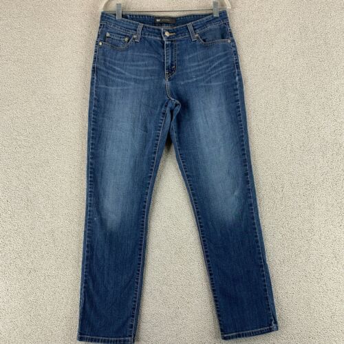 Levi's Skinny Jeans Women's 12M W31 L32 Blue Faded Whisker Medium Wash Mid Rise