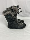 The North Face Nuptse Goose Down Women's Size 9 Water Resist Black Winter Boots
