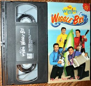 The Wiggles: WIGGLE BAY (vhs) Murray, Jeff, Anthony, Greg. VG. Rare. Ocean Party