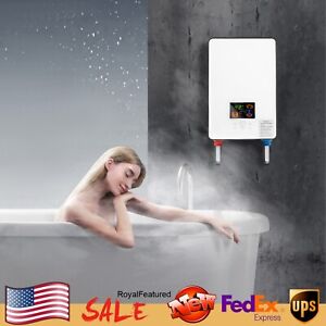 4500W Whole House Electric Tankless Instant Water Heater with Shower Head 110V