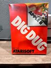 DIG DUG ATARISOFT 1983 for APPLE II 5.25” Floppy Disk Diskette Box Instructions