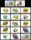 Sharjah Stamps # 229-45 MNH XF Fish