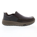 Skechers Calabrio Bazley 205006 Mens Brown Leather Lifestyle Sneakers Shoes
