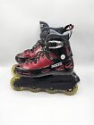 Roces MOW Moscow Inline Skates Size US 6 Made In Italy Ruby Red Roller Blades