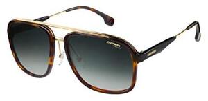 NEW CARRERA Men's CA133/S Havana Gold Aviator Sunglasses MSRP $169