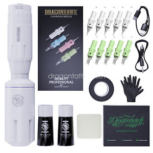 Dragonhawk Wireless Power Supply Battery Tattoo Machine Motor Pen Ink Needles