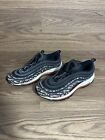 Nike Air Max 97 Mens Size 11 Shoes Black Orange Athletic Low Trainer No Insoles