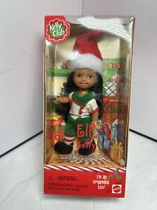 Elf Kelly Barbie Sister Doll Christmas AA African American NEW Factory Sealed