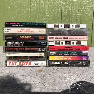 Cassette Tapes Music Lot - Misc. Hip Hop Rap R&B & Soul 80’s 90’s Golden Era