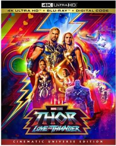 Thor: Love and Thunder (4k Ultra HD, + Blu ray +Digital) Taika Waititi , Christi