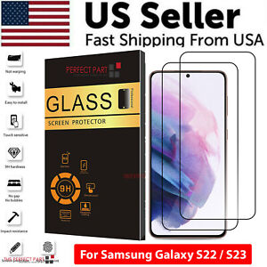 For Samsung Galaxy S24 S23 S22 PLUS ULTRA Tempered Glass Screen Protector Full