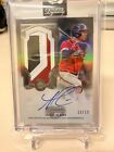 2023 Topps Dynasty Ozzie Albies 3-Color Game worn Patch Auto 10/10! Braves!