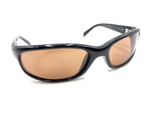 Serengeti RARE Bromo 6758 Polarized Black Rectangle Sunglasses 59-16 126 Italy