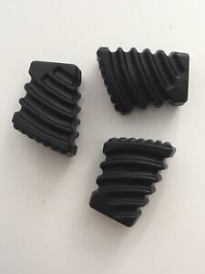 3x Drum Black Feet For Percussion Cymbal Stands Parts Percussion Drum Set Foot