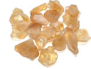 New ListingZentron Crystal Collection: Rough Citrine Crystal Stone, Comes with Velvet Bag