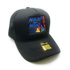 Retro Basketball NBC Mesh Trucker Snapback (Black)