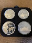 1976 Proof Silver Canadian Montreal Olympic Games 4 Coin Sterling Set