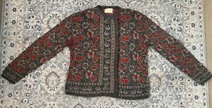 Vintage 60's Sheridan Long Sleeve Cardigan Sweater 100% Virgin Wool