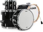 Sonor AQX Micro 4-piece Shell Pack - Black Midnight Sparkle