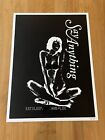 Say Anything The Futile Eat Sleep F*** Flee tour poster Is a Real Boy #421/1000